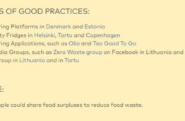 1 kurso KTU Cheminės Technologijos Fakulteto studentų supažindinimas su “Let‘s not waste food” projekto rezultatais